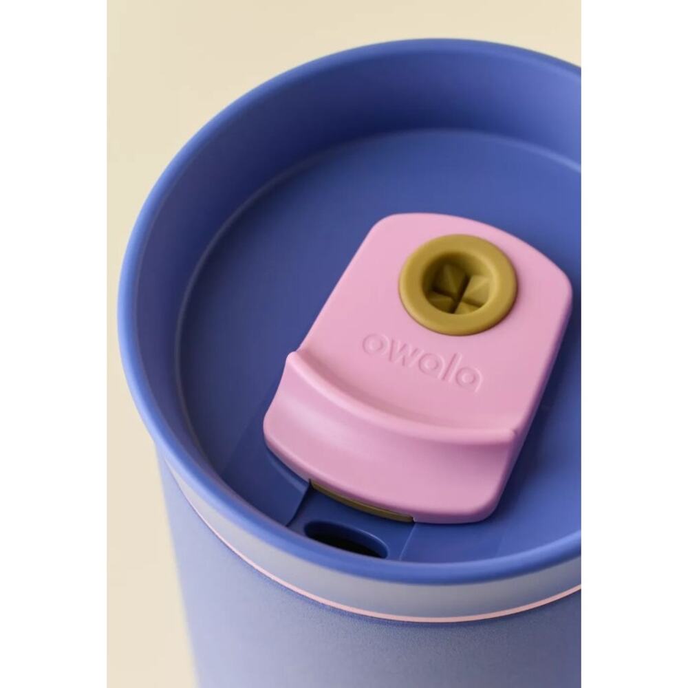 Owala Stainless Steel Insulated Straw Cup 40 oz Tumbler Blue Jay Purple Pink NEW - Picture 10 of 10